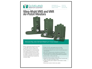 Vibra-Might VMS Impact Piston Vibrator Data Sheet